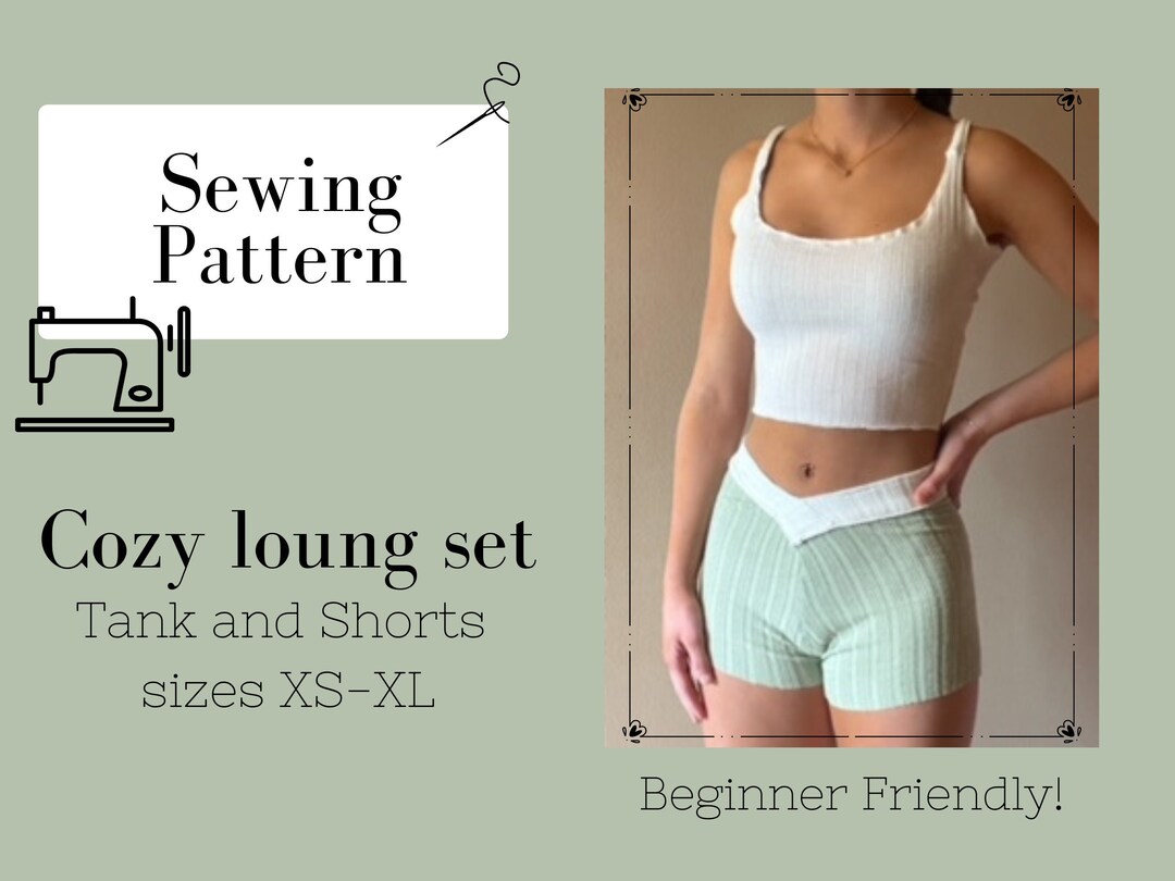 Pajama Set Sewing Pattern Cozy Set Pattern Instructions DIY Sewing