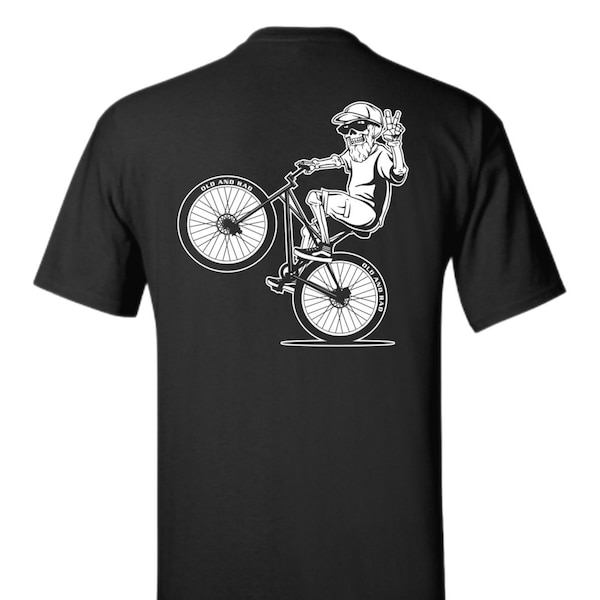 BMX Wheelie T-Shirt in Black