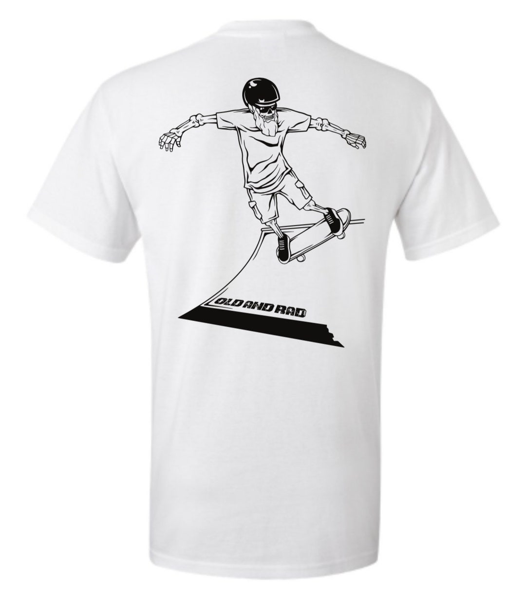 Skateboard T-shirt in White