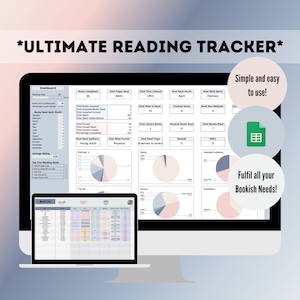 2025 Ultimate Reading Tracker Spreadsheet | Book Tracker || Google Sheets || Bibliophile Spreadsheet