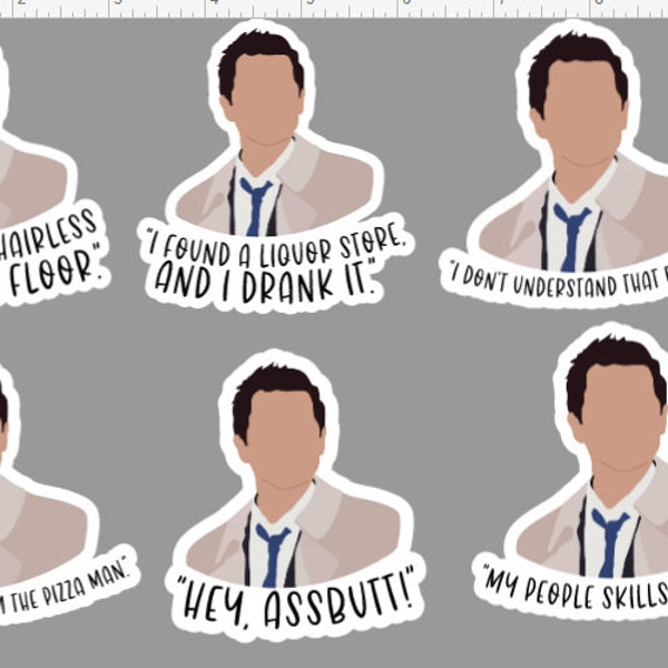 Castiel Stickers