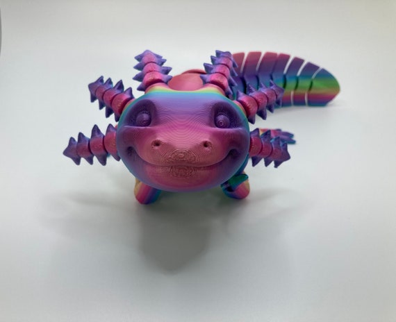 Axolotl Fidget Toy Articulated Axolotl 3D Printed Axolotl Gift -   Denmark