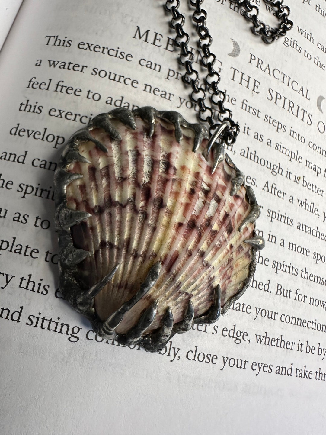 Soldered Peruvian Pink Scallop Shell Alluring Enchanting Sea Witch ...