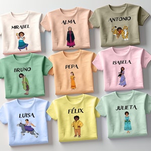 Encanto Christmas Shirt, Mirabel & Isabela Shirt, ChristmasVacation Trip Shirt, Gift For Disney Fans, Encanto Movie Christmas Wear