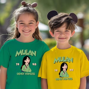 Mulan Shirt, Princess Shirt, Birthday Gift For Disney Fans, Vacation Trip Family Shirt, Matching Shirt, Disney Family Matching Shirt