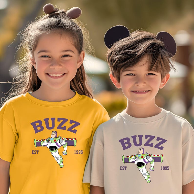 Buzz Lightyear Shirt: Disney Toy Story Design, Family Vacation Tee | Gildan, Bella Canvas, Soft Cotton | Multiple Sizes image 5