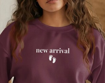 New Arrival Shirt, Pregnancy Reveal Tee, Baby Announcement Shirt, Maternity T-Shirt, Mom To Be Gift, Pregnancy Announcement Expecting Tee