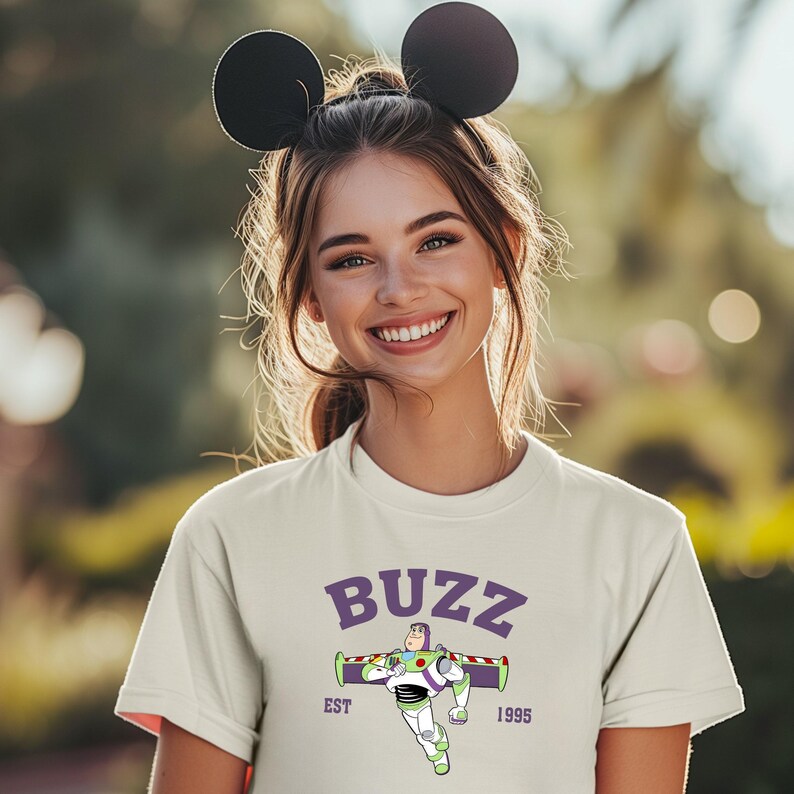 Buzz Lightyear Shirt: Disney Toy Story Design, Family Vacation Tee | Gildan, Bella Canvas, Soft Cotton | Multiple Sizes image 2