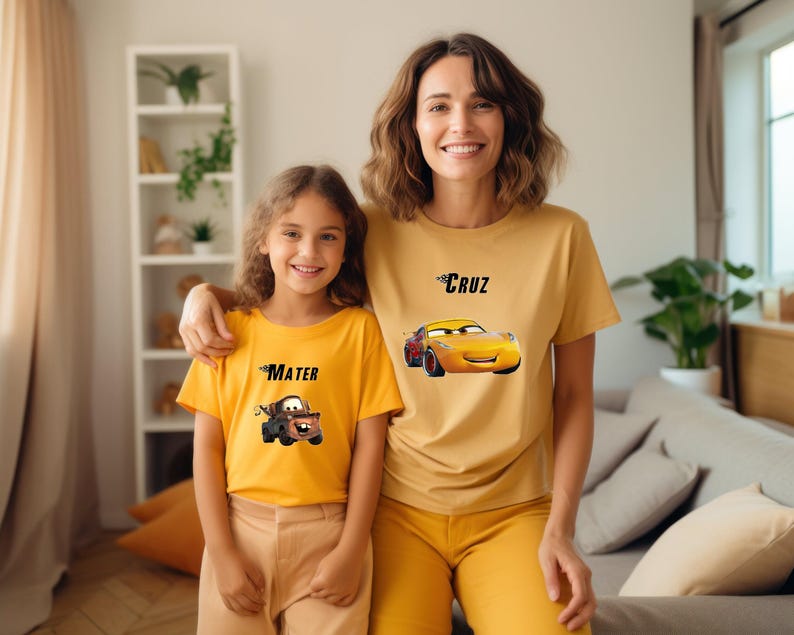 Cars Speeding to Fun T-shirt, Birthday Gift for Disney Fan, Disneyland Trip Family Shirt, Lightning McQueen Tee, Original Cars Movie Fun Tee image 4