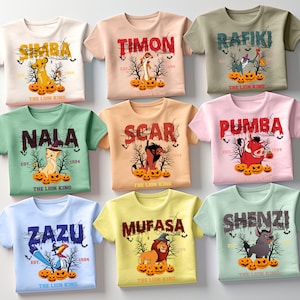 Lion King Halloween Shirt, Lion King Simba Halloween Shirt, Vacation Trip Halloween Shirt, Matching Halloween Gift for Family