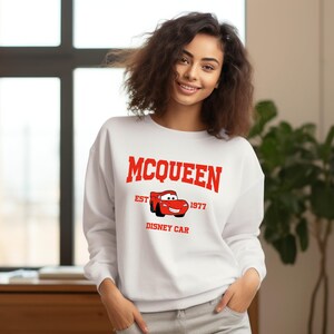 Lightning McQueen Sweatshirt: Cars Movie Hoodie in Multiple Colors, Disneyland Shirt, Disneyworld Shirt, Disney Family Matching Shirt image 4
