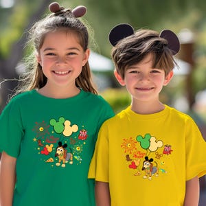 Camiseta Slinky Dog Toy Story Snacks: Tema de viaje a Disney, Arte con globos (Algodón suave, XS-XXL, Unisex) imagen 4