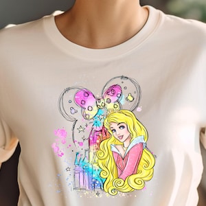 Aurora Princess Tee, Sleeping Beauty Tee, Enchanted Forest Adventure Tee, Disney Birthday Gift, Disney Family Apparel, Unisex Disney Tee