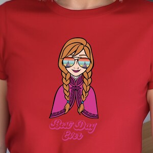 Anna T Shirt Frozen: Custom Disney Birthday Tee, Princess Adventure Theme | Bella Canvas, Youth Sizes, Family Matching image 4