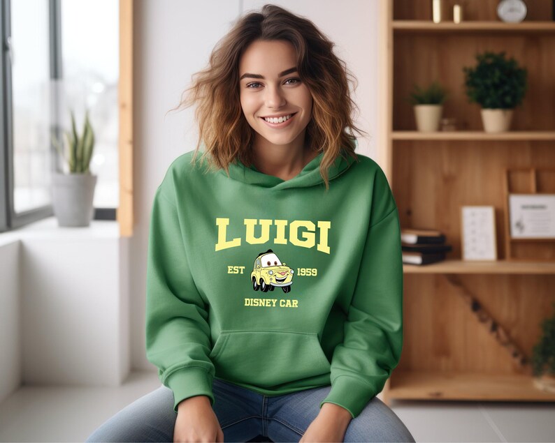 Lightning McQueen Sweatshirt: Cars Movie Hoodie in Multiple Colors, Disneyland Shirt, Disneyworld Shirt, Disney Family Matching Shirt image 7