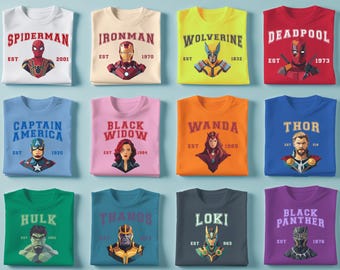 Avengers Shirt, Marvel Disneyland Shirt, Vacation Gift for Fans, Family Trip Theme Park Shirt, Matching Family Shirt