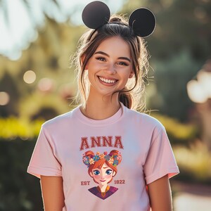 Frozen Anna Shirt, Disney Princess Shirt, Disneyland Shirt, Disney World Shirt, Disney Family Matching Shirt, Girls Trip Shirts