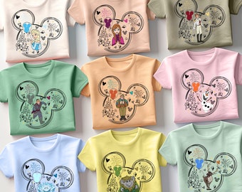 Frozen Family Vacation Shirt, Princess Anna Elsa, Mouse Ears Tee