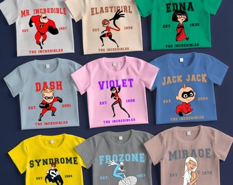 The Incredibles Varsity Shirt, Family Trip Tee
