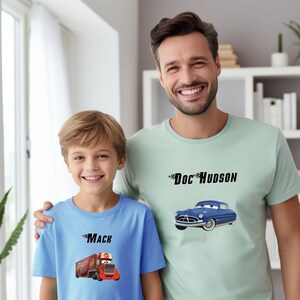 Cars Speeding to Fun T-shirt, Birthday Gift for Disney Fan, Disneyland Trip Family Shirt, Lightning McQueen Tee, Original Cars Movie Fun Tee image 5