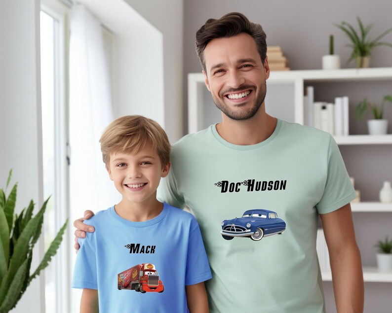Cars Speeding to Fun T-shirt, Birthday Gift for Disney Fan, Disneyland Trip Family Shirt, Lightning McQueen Tee, Original Cars Movie Fun Tee image 5