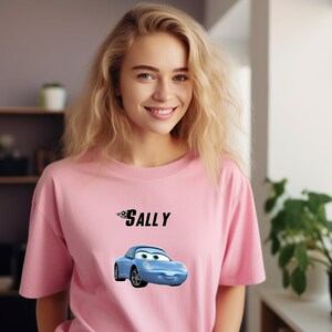 Cars Speeding to Fun T-shirt, Birthday Gift for Disney Fan, Disneyland Trip Family Shirt, Lightning McQueen Tee, Original Cars Movie Fun Tee image 3
