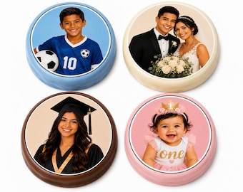 Personalized Photo Chocolate Dipped Oreos | Custom Edible Image Party Favors