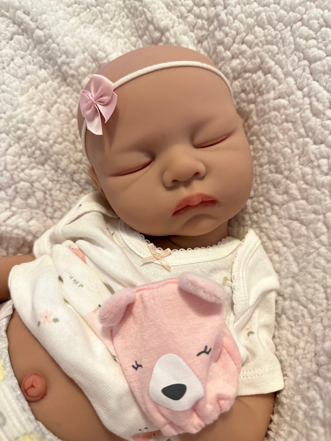 Full Body Silicone Baby Girl. READY TO SHIP Newborn Size 18 in and 7