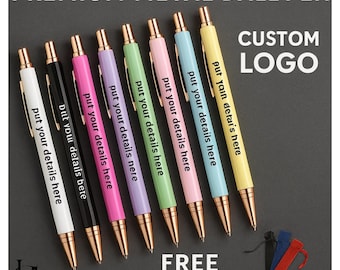 Personalized Metal Ballpoint Pen, Free Engraving