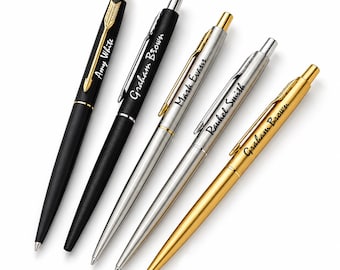 Personalised Engraved Genuine Parker Classic Ballpoint Ball pen - Free Gift Box