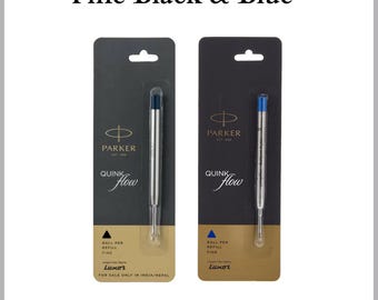 Pen Refill Parker-Compatible Ballpoint S - Medium Fine Tip In Black, Blue, Green, Red Green Collectible Pen Ink Refills & Cartridges - Foto 6