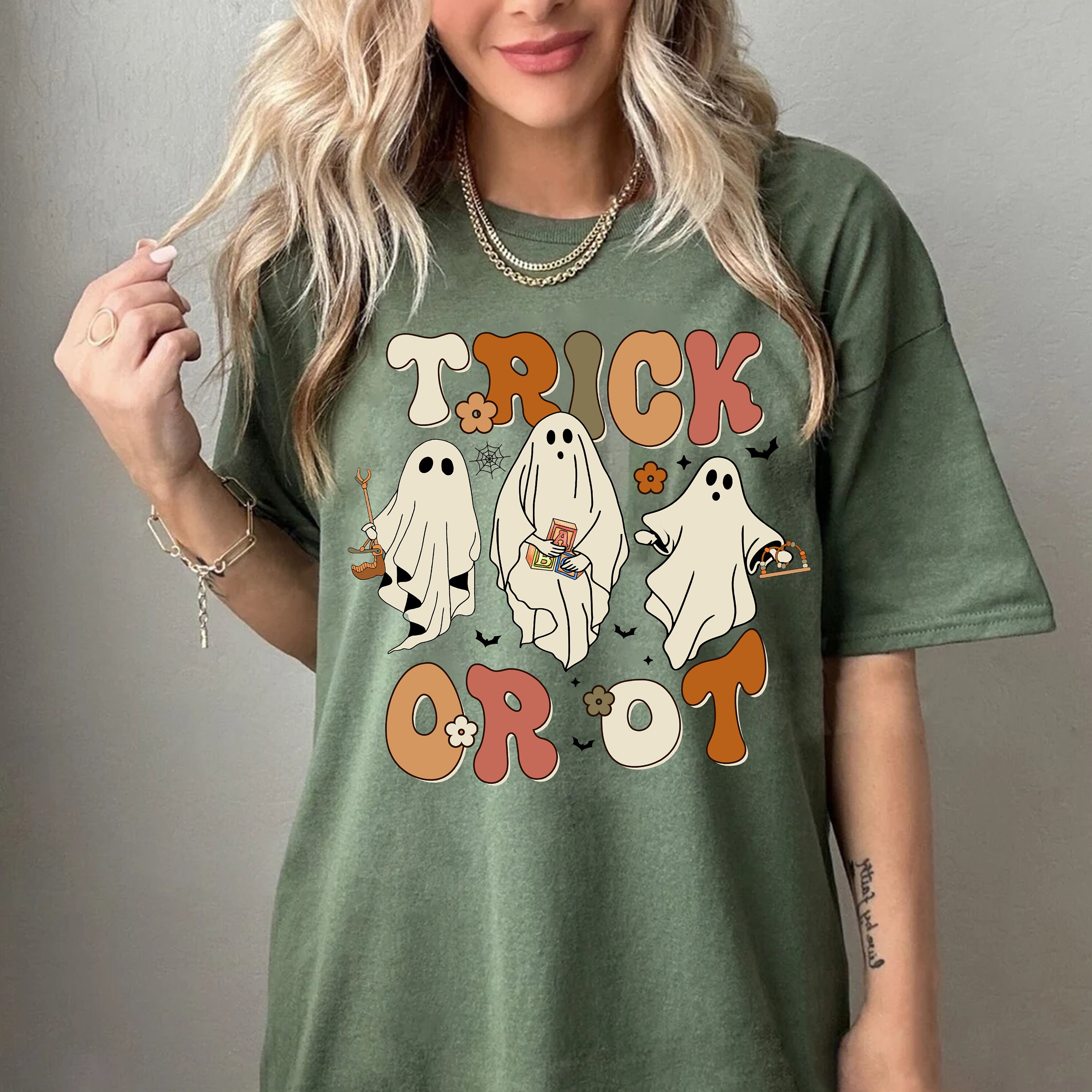 Discover Trick Or OT Shirt, Trick or Occupational Shirt, Halloween OT Shirt, Occupational Therapy Halloween, Ot Gifts, Halloween Tee, Spooky OT