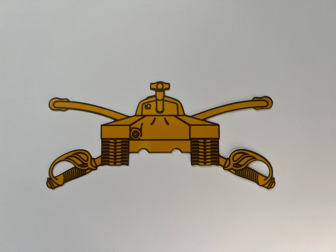 Armor Branch Insignia US Army Vinyl Decal/sticker Etsy