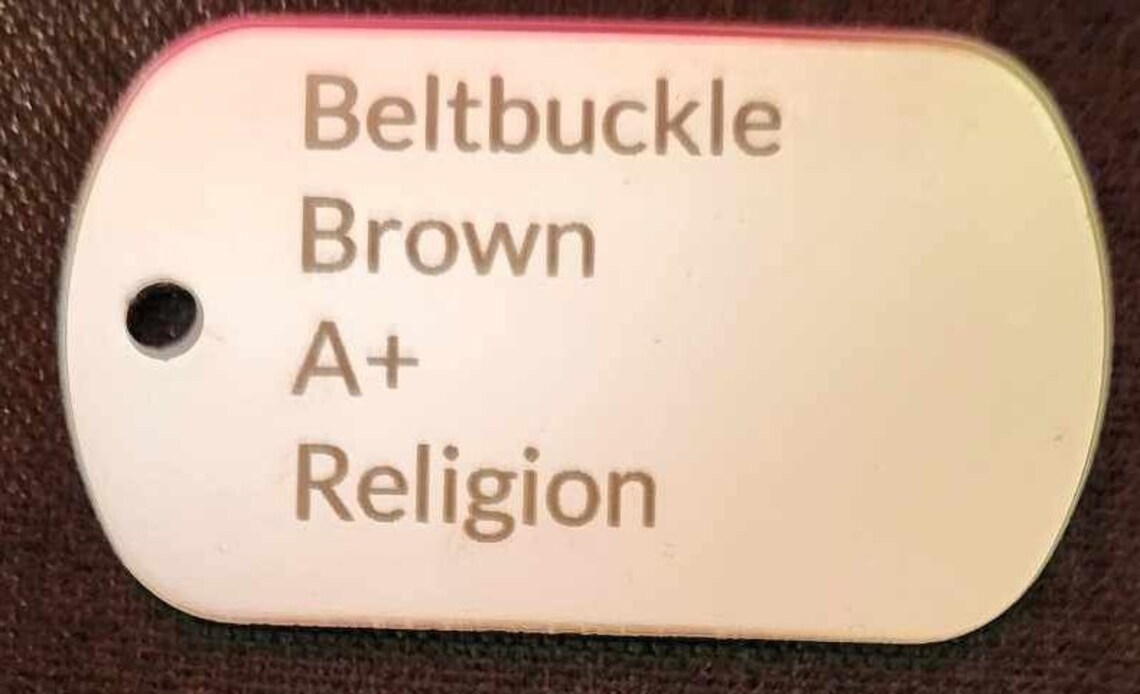 Laser Engraved Aluminum Tags Etsy