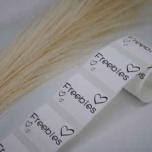 Etiketten "'Freebies" | Small Business | Weiß | Sticker