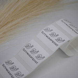 Etiketten "'Schneckenpost" | Small Business | Weiß | Sticker | Aufkleber