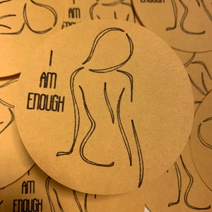 Ik ben genoeg sticker | geestelijke gezondheid | mentale gezondheid