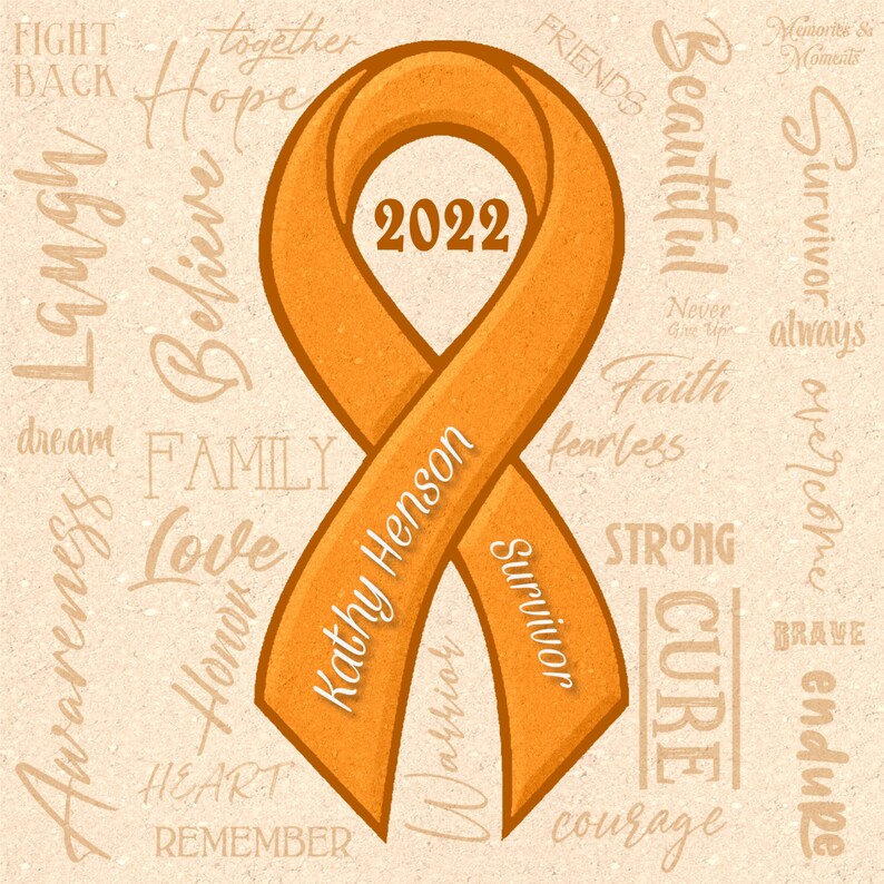 Personalized Spinal Cancer Awareness Ribbon Digital Download Bundle ...