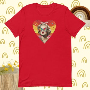 Pride T-Shirt - Embrace Your Authentic Self, Fearlessly, Love is Love, Colorful Tee, Rainbows