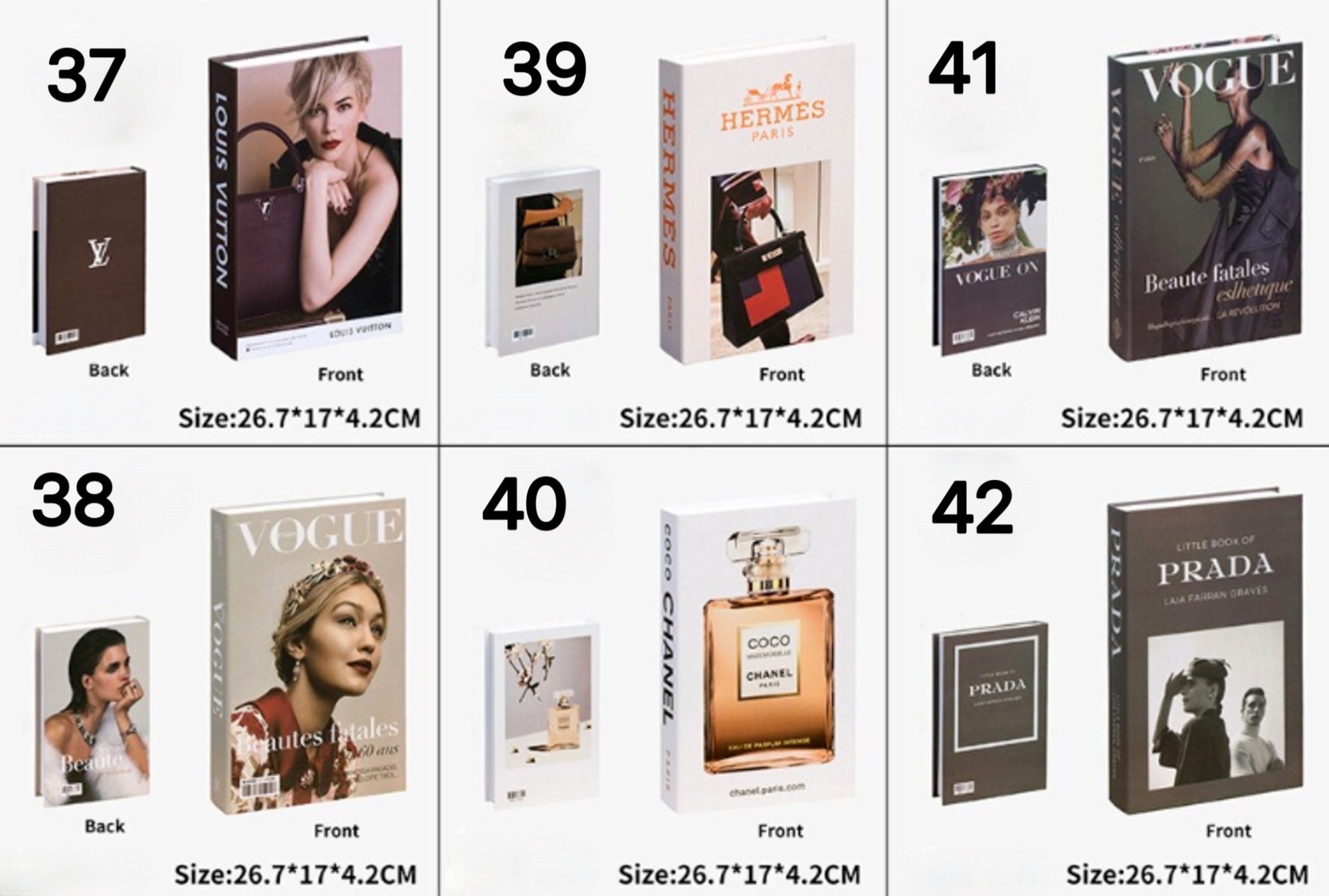 Fashion Coffeetable Book Decorative Book With Stylish and Etsy UK