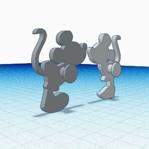 Shoe Charms Mouse STL File for 3D Print AND gcode for Creality Ender 3 series