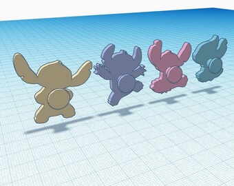 Stitch Shoe Charms STL Files and Gcode files for FDM Printers