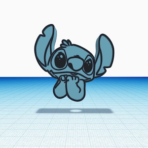 Stitch Straw Topper STL File for 3D Print and Gcode files for FDM Printers
