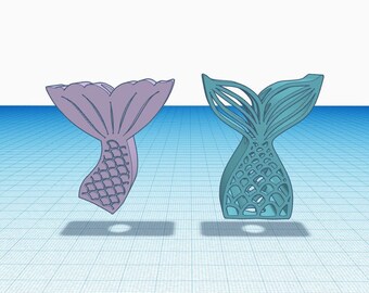 Mermaid Tail 3d Print - Etsy