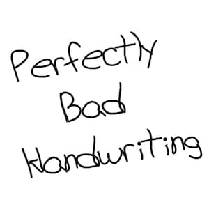 Perfectly Bad Handwriting, Hearts, Kids Projects, Invitations, Holiday Fonts, Fun Font, Baby font, Font Bundle, Handwritten, Personal Font