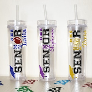 Senior Sports Gift 2025 Senior Athlete Gift Class of 2025 Graduation Tumbler Personalized Grad Gifts Senior 2025 Tumbler Senior Team Gifts