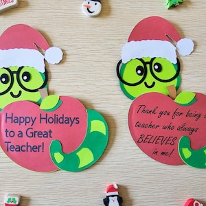 Porte-cartes cadeau de Noël pour enseignant Porte-cartes cadeau café de Noël Joyeuses fêtes Cadeau de remerciement pour enseignant Noël Reconnaissance pour enseignant
