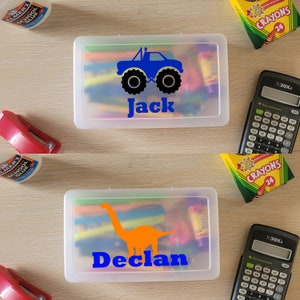 Personalized Pencil Box for Boys Back to School Superhero Gift