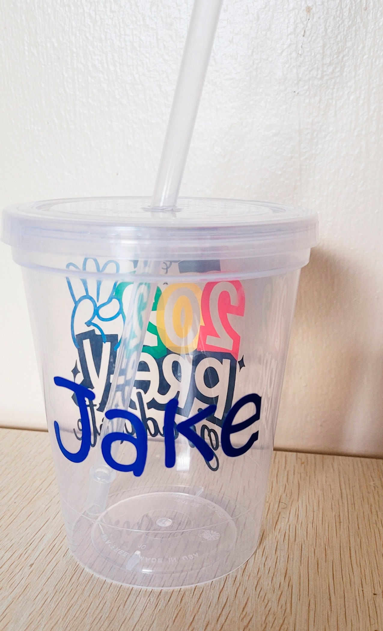 Class of 2024 Kids Cups, Graduation Kids Cup, Personalized Kids