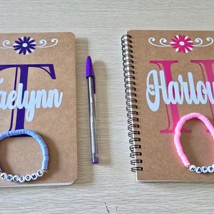 Personalized Girls Summer Notebooks Personalized Girls Party Favors Personalized Notebooks for Kids Journal Girls Diary Personalized Journal
